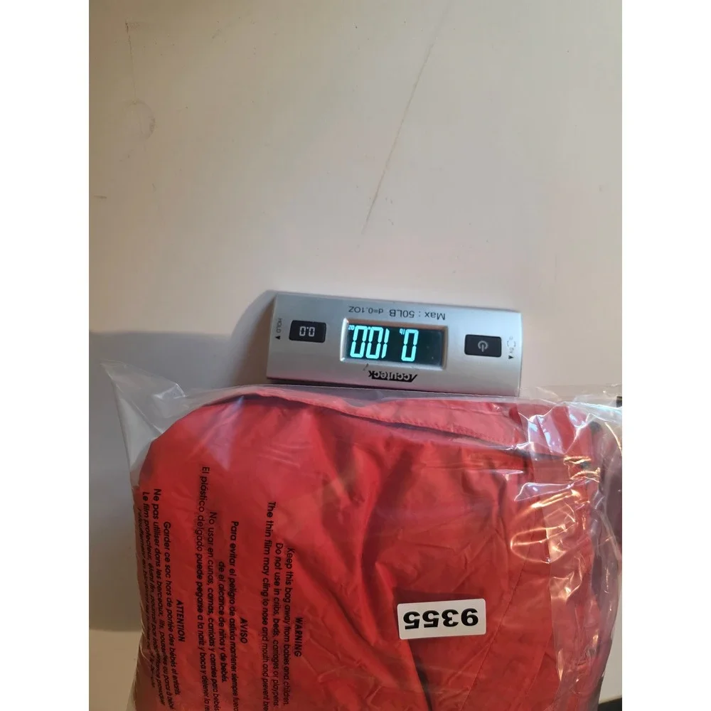 The North Face HyVent Rain Jacket Kids XL 18/20 Red Hooded Mesh Lined Coat